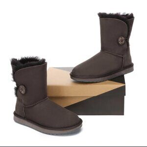Ugg Cozy Brown Shearling Boots